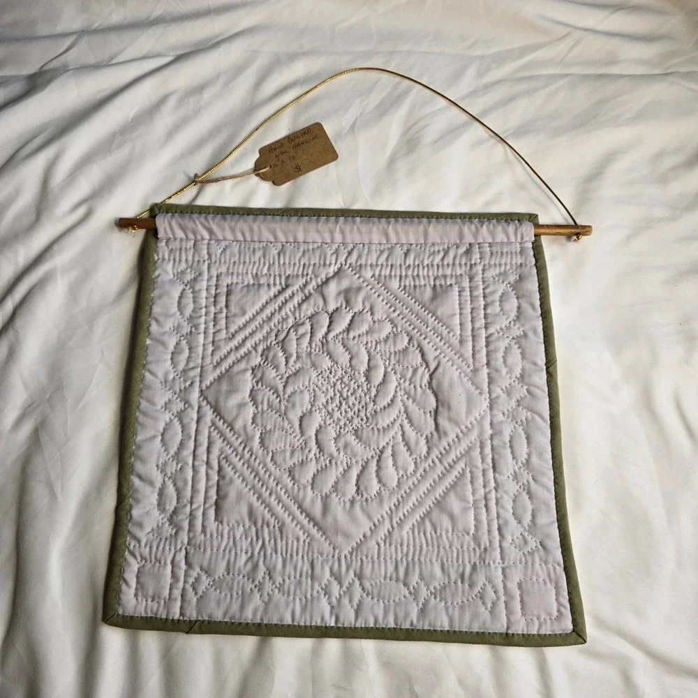 Handmade hand quilted